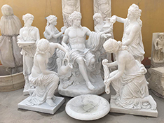 Apollo bath sculpture